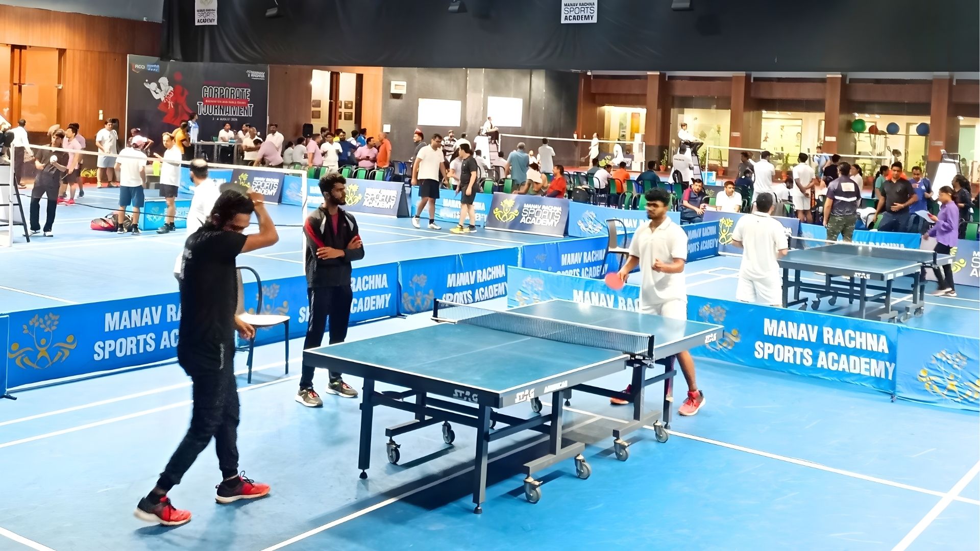Manav Rachna Corporate Badminton and Table Tennis Tournament